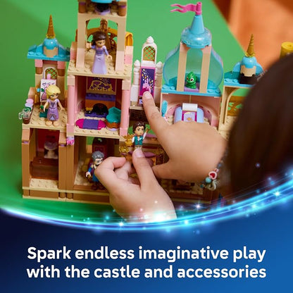 LEGO Disney Princess Rapunzel's Castle 43297 | Building Toys for Girls & Boys, Ages 6+, Princess Castle Playset, Movie Character Figures, 676 pieces, Gift for Birthdays