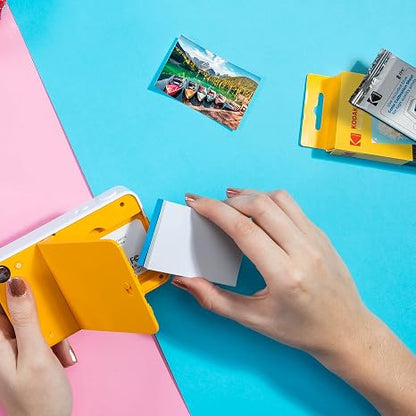 KODAK 2x3 Premium Sticky-Backed ZINK Photo Paper (50 Sheets) - Compatible With Kodak Step, Step Slim, Printomatic, Printomatic+, Smile+, Step Touch