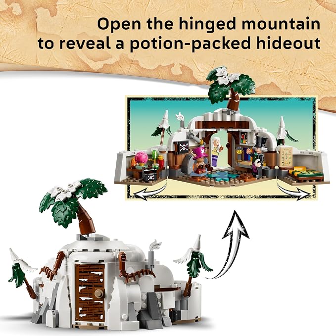 LEGO ONE PIECE Dr. Hiriluk's Hideout 75641 | Building Toys for Boys & Girls, Ages 9+, Playset for Pretend Play, Chopper Minifigure, 271 pieces, Gift for Birthdays