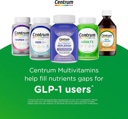 Centrum Silver Men's Multivitamin for Men 50 and Over, 100 Tablets