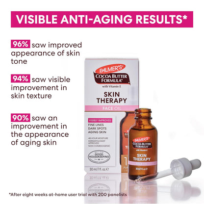 Palmer's Skin Therapy Face Oil, Moisturizing Cocoa Butter Formula (1 Fl Oz)