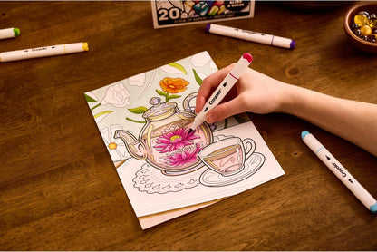 Crayola Stay Hydrated Adult Coloring Book, 32 Pgs, Premium Paper, Stress Relief and Relaxation Activities, Gift for Women and Men
