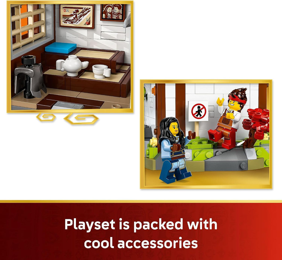LEGO NINJAGO Four Weapons Blacksmith 15th Anniversary Building Toy for Kids, Ages 14+ - Ninja Playset W/Collectible Elemental Master of Earth + 4 Minifigures - Gift Idea for Teen Boys & Girls - 71858