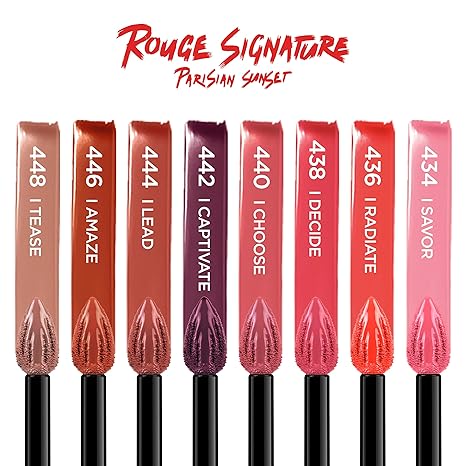 L’Oréal Paris Makeup Rouge Signature Parisian Sunset Collection, I Choose