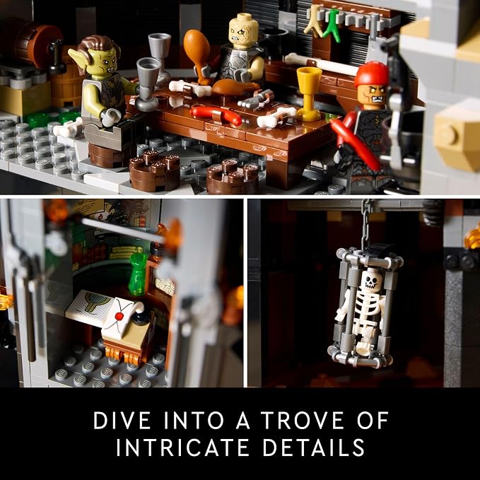 LEGO Icons The Lord of The Rings: Barad-dûr Building Set for Adults - The Lord of The Rings Collectible for Fans - Includes 10 Minifigures - Gift for Men and Women - 10333