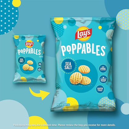 Lay's Poppables Potato Snacks Sea Salted, 5 Oz