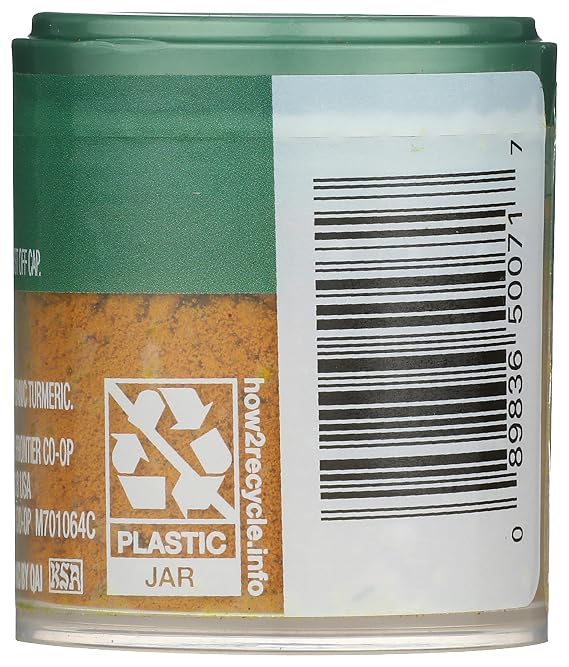 Simply Organic, Mini Ground Turmeric, .53 oz