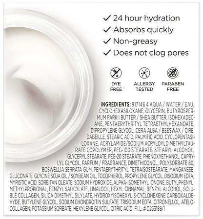 L’Oreal Paris Collagen Daily Face Moisturizer, Anti Aging Face Cream to Reduce Wrinkles and Provide Intense Hydration, 1.7 oz