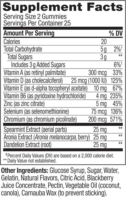 OLLY Flawless Complexion Gummy, Clear and Healthy Skin Support, Vitamins E, A, Zinc, Chewable Supplement, Berry - 50 Count (Pack of 12)