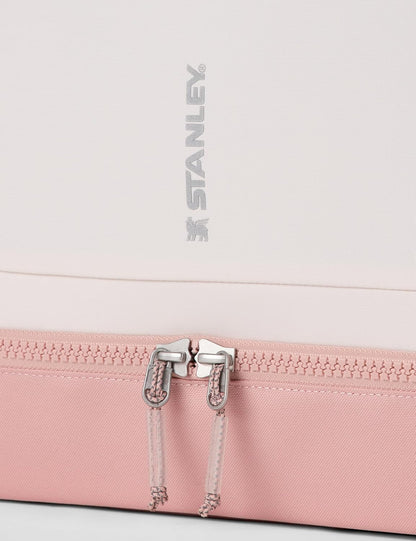 STANLEY Vitalize Tote| Gym, Work & Travel Bag with Laptop Sleeve | Expandable Bottom Compartment | Tumbler & Water Bottle Pockets | Durable Recycled Fabric | Rose Quartz