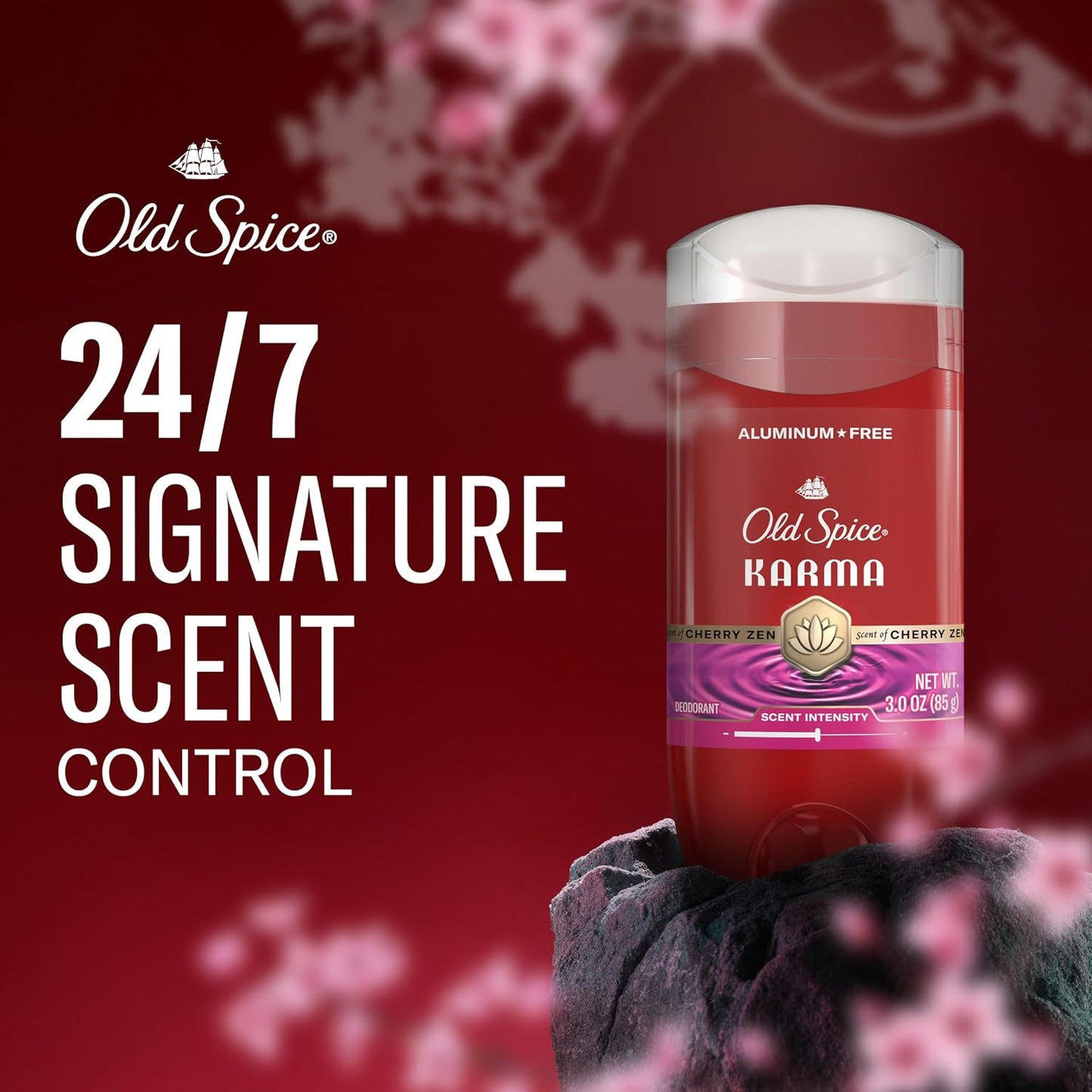 Old Spice Red Collection Antiperspirant Spray + Aluminum Free Deodorant Bundle for Men, Karma with Cherry Spice, Black Pepper, & Sandalwood Scent, 24/7 Sweat & Odor Protection (Pack of 2)