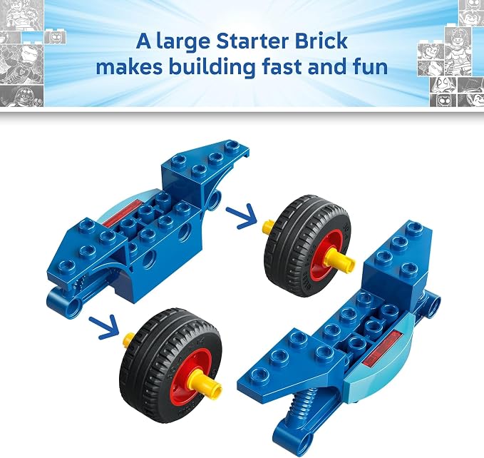 LEGO Marvel Spidey and His Amazing Friends Spidey on his Motorcycle vs. Rhino Building Toy for Kids - Super Hero Pretend Playset for Preschool Boys & Girls, Ages 4+ - Gift Idea for Birthdays - 11206