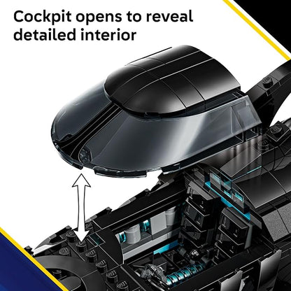 LEGO DC Batman: Batman Forever Batmobile Kids Toy - Building & Learning Toy for Girls & Boys, Ages 12+ - Model Car with Minifigure Included - Gift Idea for Birthdays - 76304