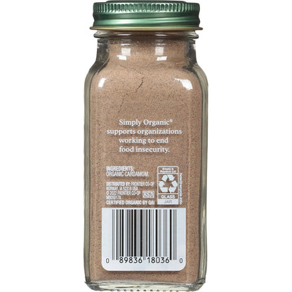 Simply Organic Cardamom, 2.82 Ounce