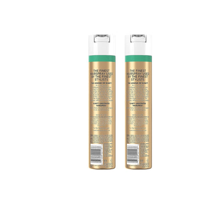 L'Oreal Paris Elnett Unscented Hairspray, up to 72-Hour Extra Strong Hold Formula with Humidity Resistant Frizz Control, Hairspray with Soft, Brushable Finish, 11 oz, 2 Pack