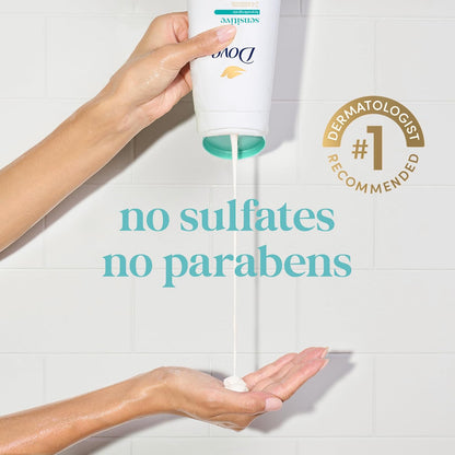Dove Body Wash 2 Count Sensitive Skin Hypoallergenic and Sulfate Free Body Wash Effectively Washes Away Bacteria While Nourishing Your Skin 20 oz