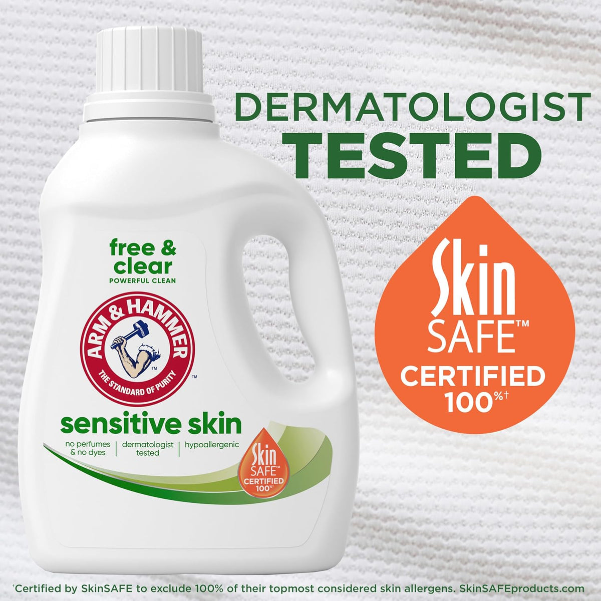 ARM & HAMMER Sensitive Skin Free & Clear Liquid Laundry Detergent