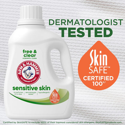 ARM & HAMMER Sensitive Skin Free & Clear Liquid Laundry Detergent