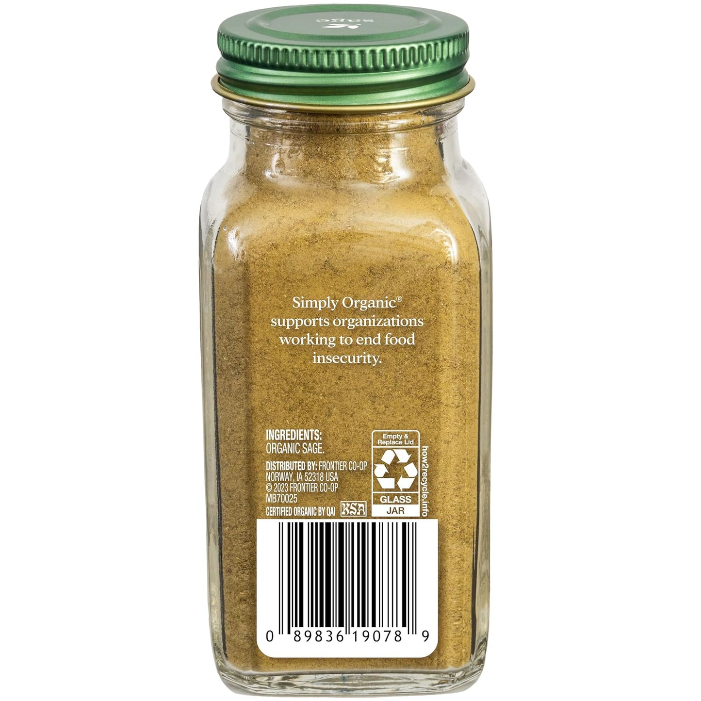 Simply Organic, Sage Ground Organic, 1.41 Ounce