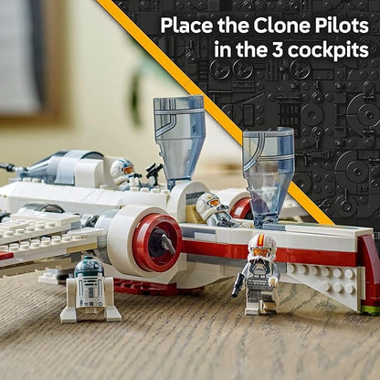 LEGO Star Wars: Revenge of The Sith ARC-170 Starfighter Spaceship Building Toy - Kids Star Wars Toy for Boys and Girls, Ages 9+ - Gift Idea for Birthdays - 75402
