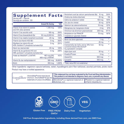 Pure Encapsulations O.N.E. Multivitamin, 120 Capsules