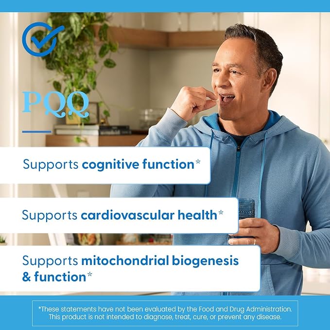 Doctor's Best PQQ with BioPQQ Supplement 20 mg, Gluten Free, 30 Veg Caps