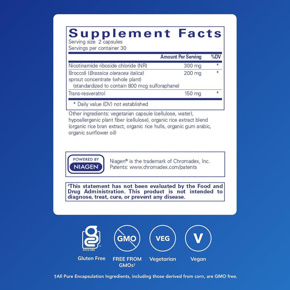 Pure Encapsulations NR Longevity NAD Supplement, 60 Capsules