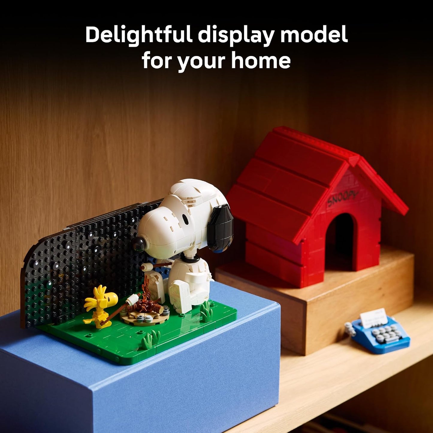 LEGO Ideas Peanuts: Snoopy's Doghouse 21368 | Collectible Building Set for Adults, Ages 18+, Relaxation Activity, Display for Home Office & Bedroom, 964 pieces