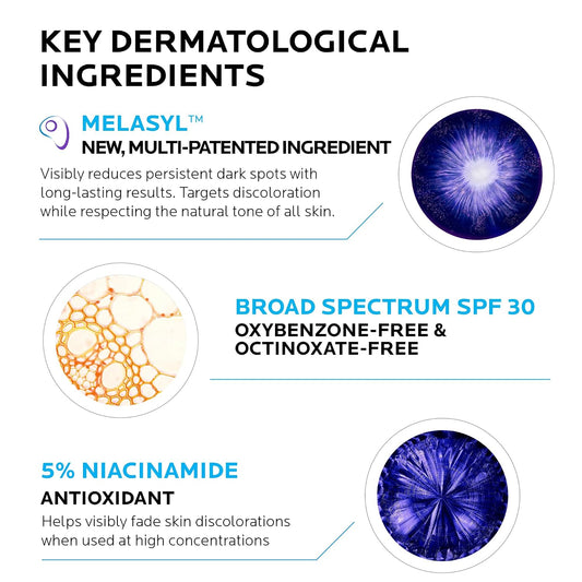 La Roche-Posay Mela B3 UV Face Sunscreen SPF 30 with Niacinamide, 1.35oz