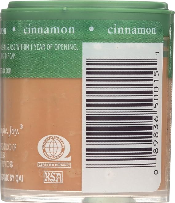 Simply Organic, Ground Cinnamon Organic, 0.67 Ounce