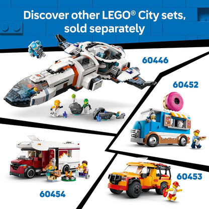 LEGO City Holiday Adventure Camper Van Building Toy Set - Vacation Toy for Kids, Boys and Girls, Ages 6+ - Includes 3 Minifigures and Accessories - Gift Idea for Birthdays & Holidays - 60454