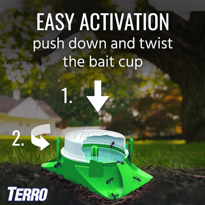 TERRO Outdoor Liquid Ant Bait Stations, 12-Pack