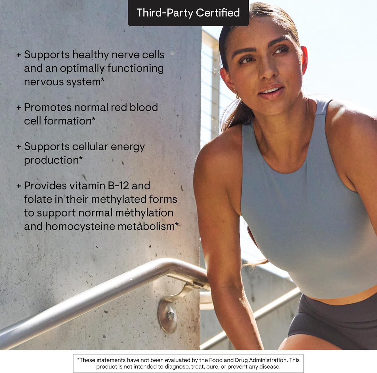 THORNE B-Complex #12, 8 Active B Vitamins & Choline, 60 Capsules
