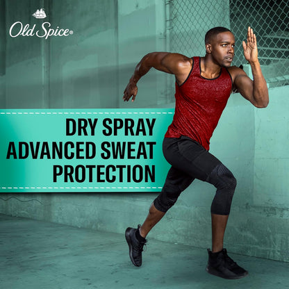 Old Spice Dry Spray Antiperspirant Deodorant for Men, High Endurance, 24/7 Sweat Defense & Odor Protection, 24/7 Freshness & Lasting Scent, Pure Sport Scent, 4.3 oz (Pack of 3)