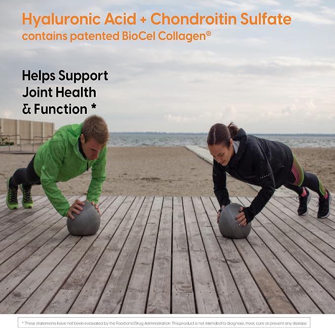 Doctor's Best Hyaluronic Acid with Chondroitin Sulfate, Non-GMO, 60 Tablets