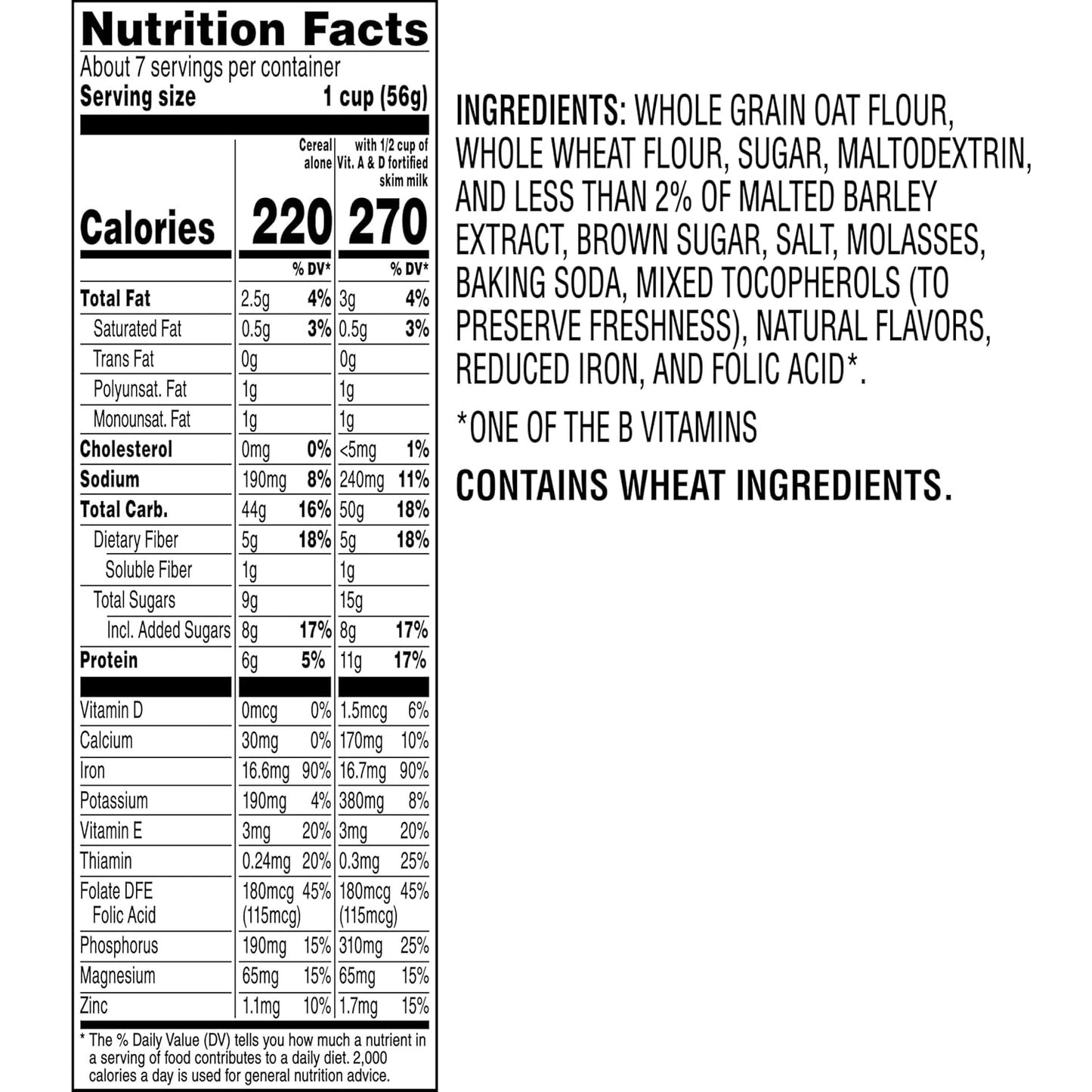 Quaker Oatmeal Squares Breakfast Cereal, Brown Sugar, 14.5oz Boxes (3 Pack)
