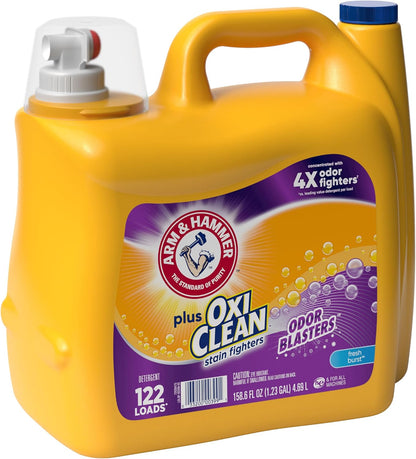 ARM & HAMMER Plus OxiClean with Odor Blasters Liquid Laundry Detergent