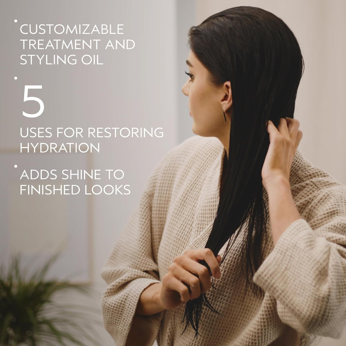 Aveda Nutriplenish Multi-Use Hair Oil | Pre-Shampoo Treatment, Styling, Overnight Oil, Leave-In Treatment | Hydrating Hair Oil | 100% Naturally Derived*, 1 Fl Oz
