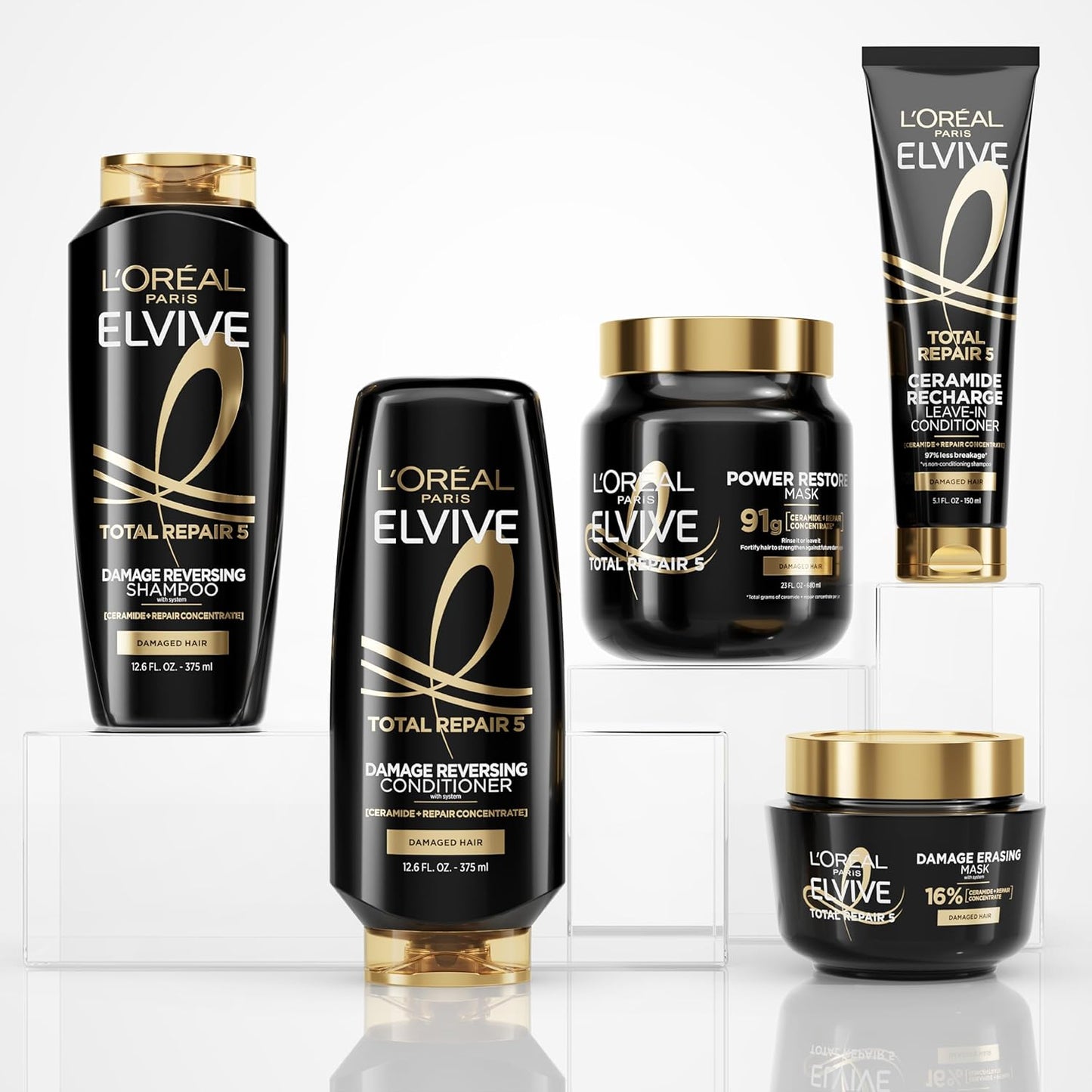 L'Oreal Paris Elvive TR5 Power Restore Multi Use Treatment (Packaging May Vary),(Pack of 6)