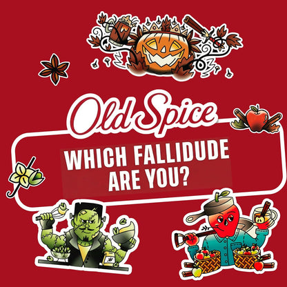 Old Spice Body Wash for Men, Fallidudes Edition, 24/7 Frightful Freshness, Long Lasting Cleanse & Refresh, Apple Crumbro with Apple Cider Scent, 16 oz