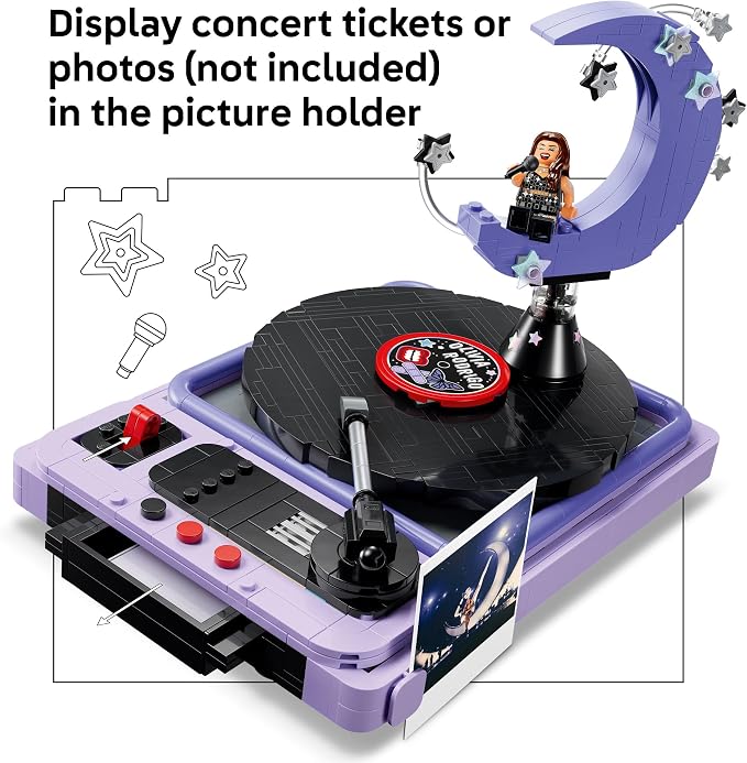 LEGO Editions Olivia Rodrigo's Concert Moon 43029 | Collectible Building Toy for Teens, Ages 14+, Olivia Rodrigo Minifigure, Bedroom Decor, 670 pieces, Gift for Birthdays