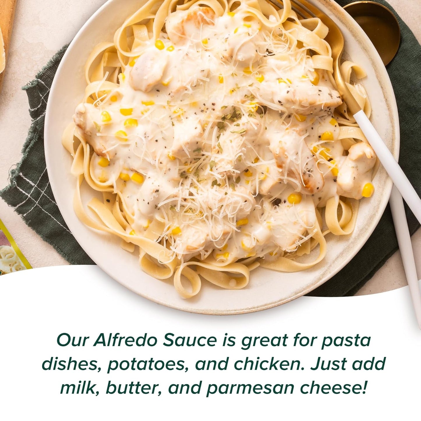 Simply Organic Alfredo Sauce Mix, Certified Organic, Kosher, Mixes Italian | 1.48 Ounce (Pack of 12)