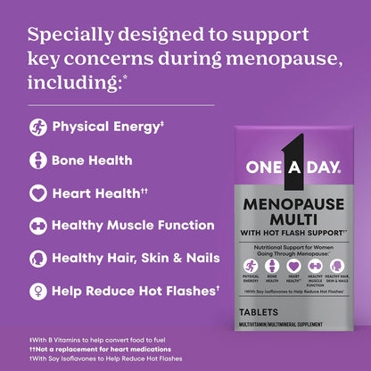 One A Day Women's Menopause Multivitamin, Menopause Support, 50 Count