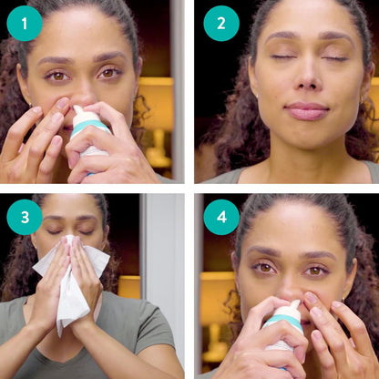 Vicks Sinex SALINE Nasal Spray, Drug Free Ultra Fine Mist, Clear Everyday Sinus Congestion Fast, Clear Mucus from a Cold or Allergy, Daily Use 5.0 fl oz x 2