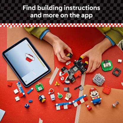 LEGO Super Mario: Mario Kart – Interactive Mario & Standard Kart Building Toy - Pretend Play Racing Playset for Boys & Girls, Ages 7+ - Kids Birthday Gift Idea - 72043
