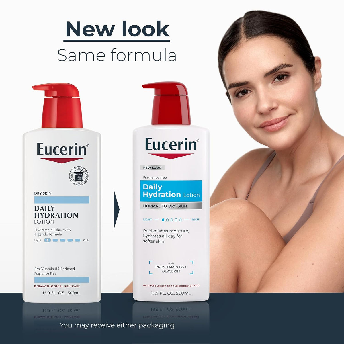 Eucerin Daily Hydration Lotion, Multipack, 3 x 16.9 Fl OZ