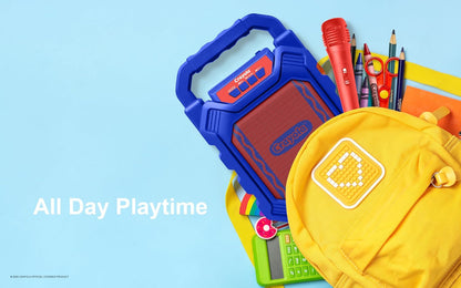 Crayola Mini Karaoke Machine for Kids, Bluetooth Speakers with Microphone | 4" Driver 10W Peak Power, Loud HD Sound, Rechargeable Mini Portable Bluetooth Speaker, USB, TWS, Indoor/Outdoor Party