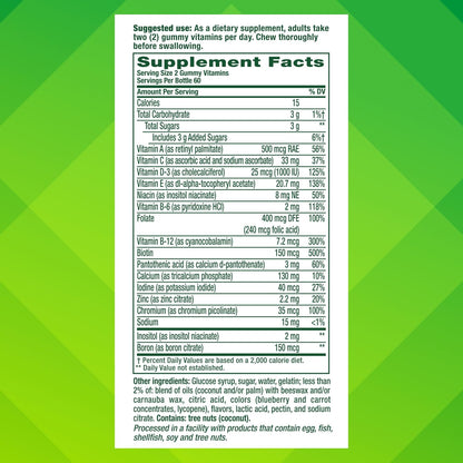 Vitafusion Women's Multivitamin Gummy | Yummy Berry Flavor | 120 Gummies