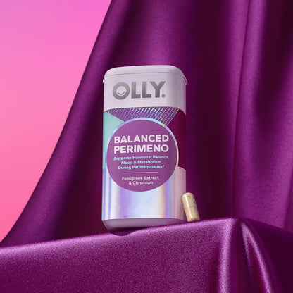 OLLY Balanced Perimenopause, 500 mg FenuSMART Fenugreek Extract - 30 Count