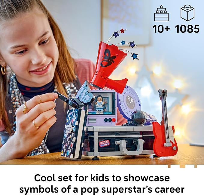 LEGO Editions Olivia Rodrigo's Secret Storage 43030 | Collectible Building Toy for Girls & Boys Ages 10+, Olivia Rodrigo Minifigure, Bedroom Decor, 1085 pieces, Gift for Birthdays